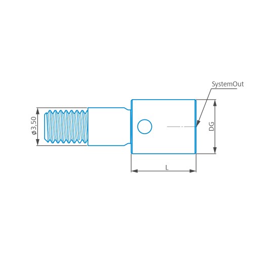 Clamping Screw with female thread, M3 XXT foto del producto
