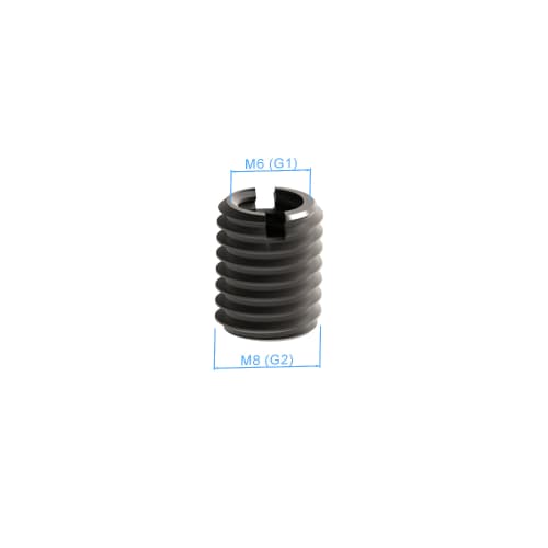 Reducer bush for Swivel arm - M8/M6, 2 pieces foto del producto Back View L
