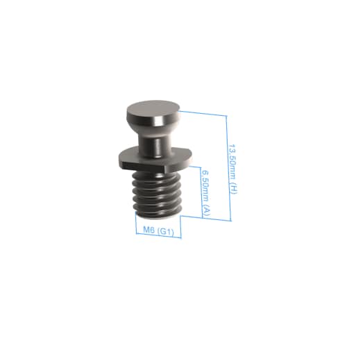 Bolt for components with studs - AF25, 2 pieces foto del producto Back View L