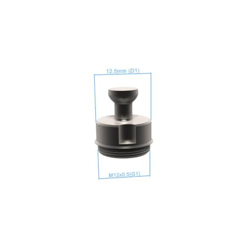 Bolt disk with stud - M12x0,5, AF25, 5 pieces foto del producto Back View L