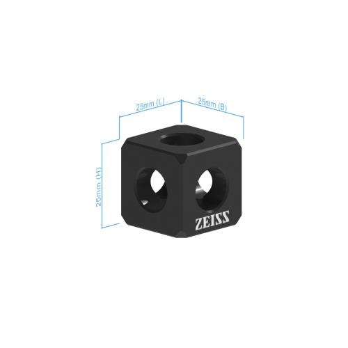 Quader - 25x25x25mm, AF25, 2 pieces foto del producto Back View L