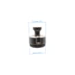 Bolt disk with stud - M12x0,5, AF25, 5 pieces foto del producto Back View S