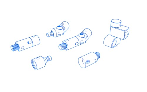 Nudillos y elementos giratorios