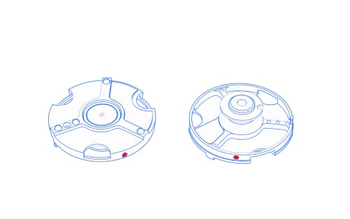 Plato adaptador de referencia VAST XXT TL3