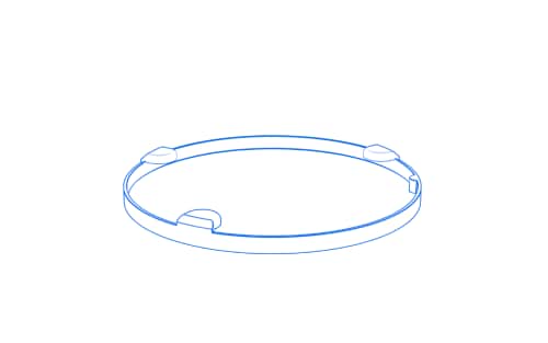 Protecci&oacute;n contra colisiones para platos adaptadores VAST/VAST Gold