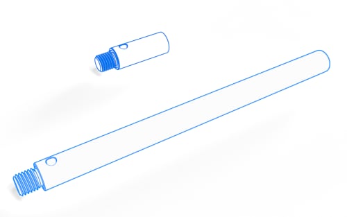 Extensiones de acero (inoxidable)