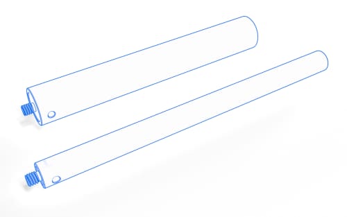 Extensiones de titanio